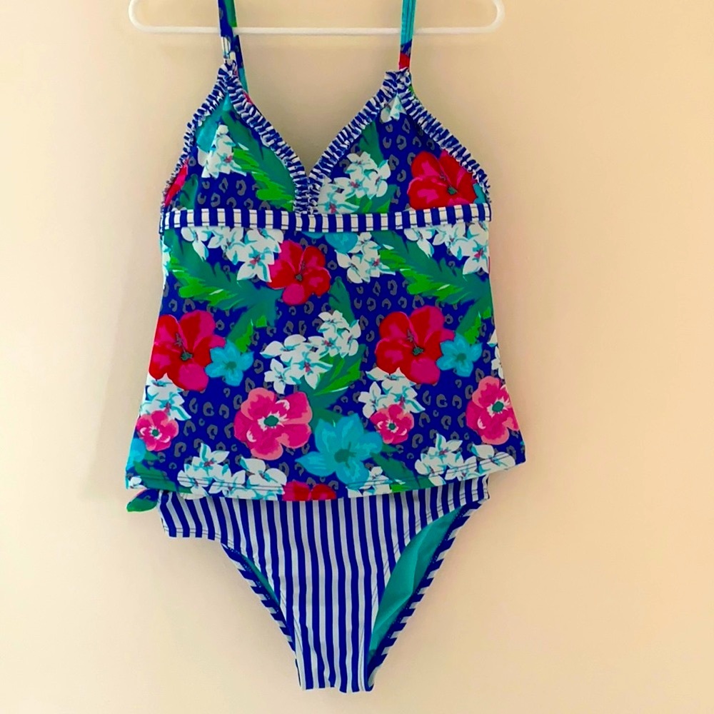 Jessica Simpson Girls Swimsuit 🩱TANKINI🏊🏼‍♀️